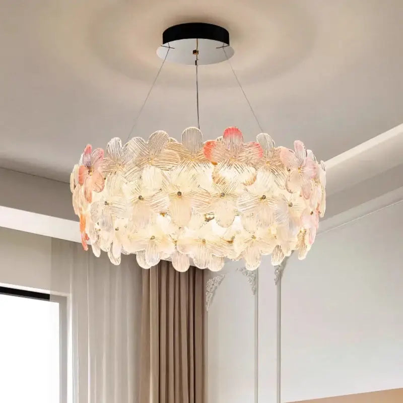 Petal Crystal Chandelier Light