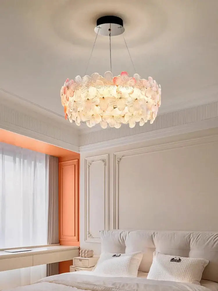 Petal Crystal Chandelier Light