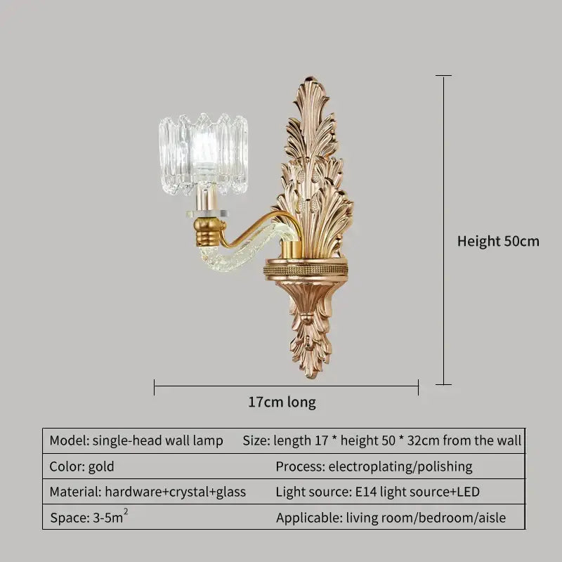 Gold Crystal Chandelier 15-Head Design