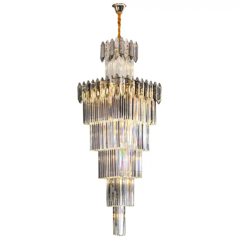 Frosted Crystal Dining Chandelier