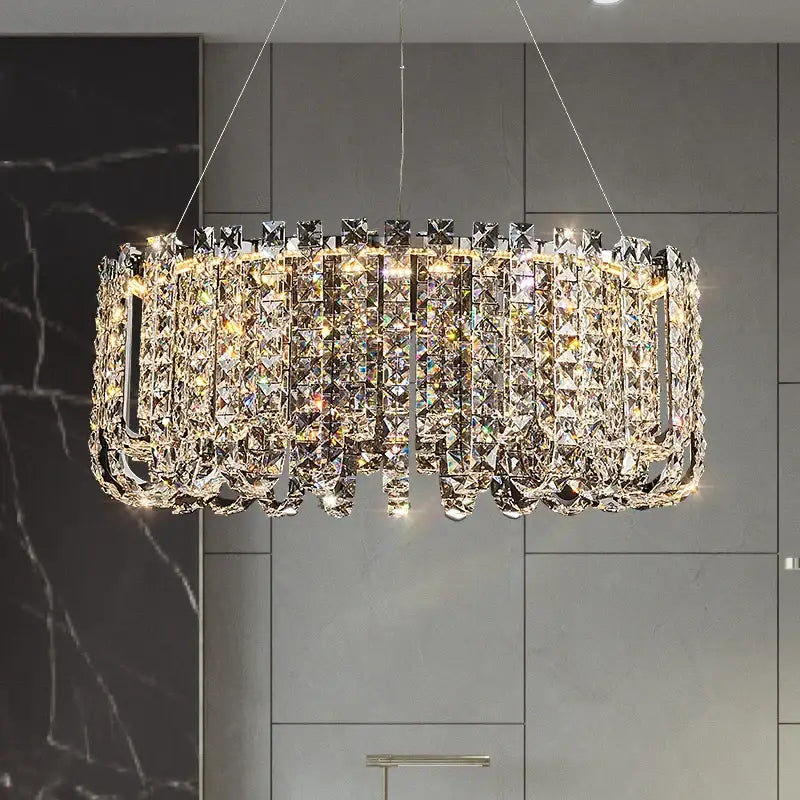 Circular Crystal Chandelier