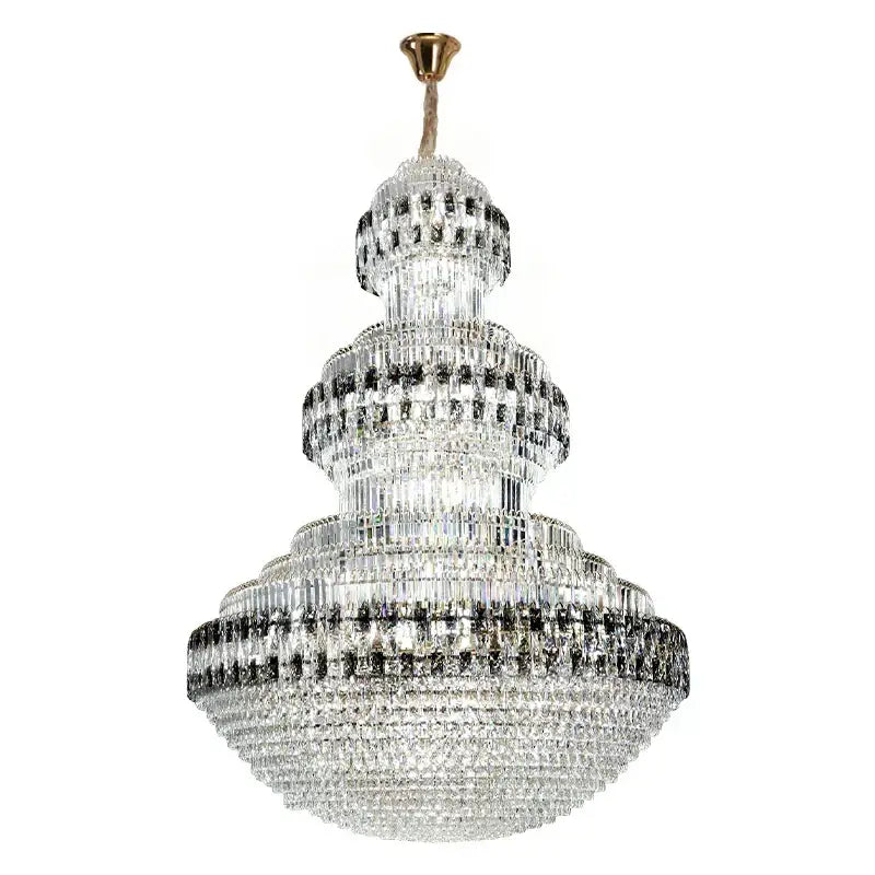 Gold Crystal Chandelier Grand Statement Piece