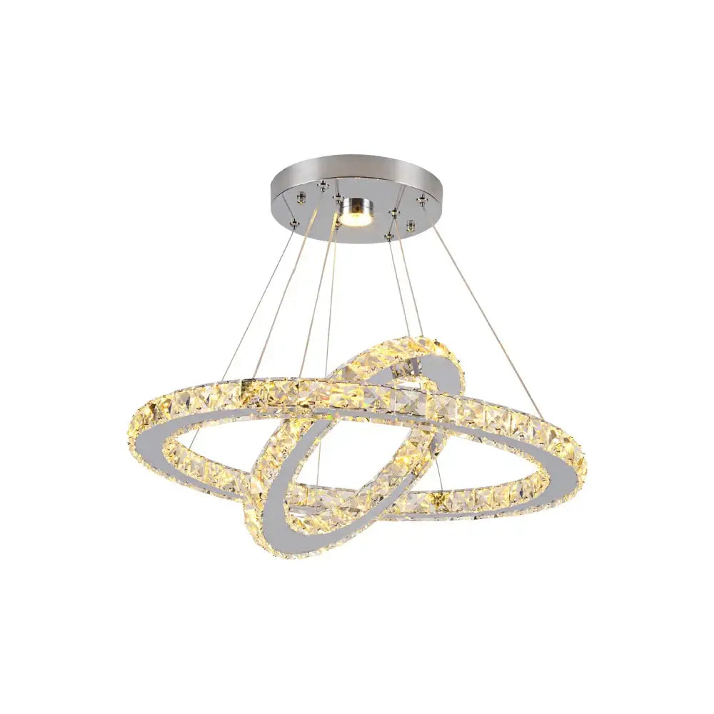 Crystal Column Ceiling Chandelier