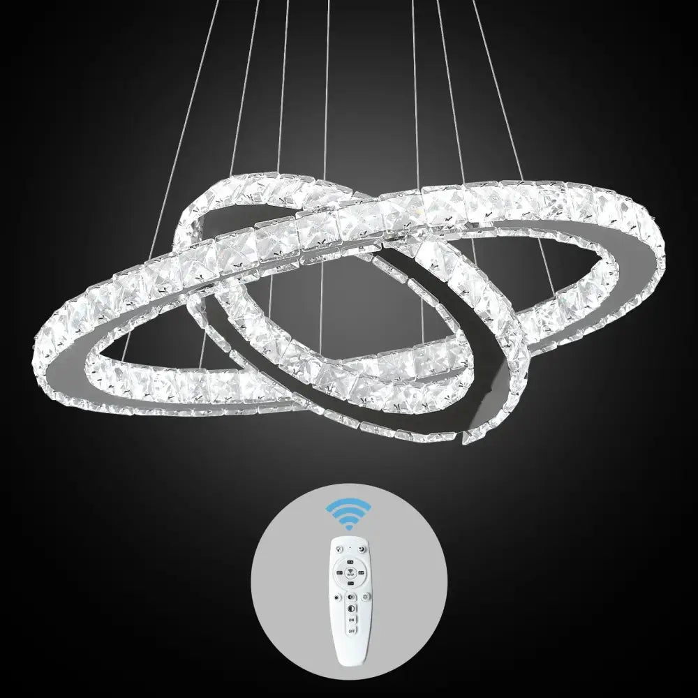 Crystal Column Ceiling Chandelier