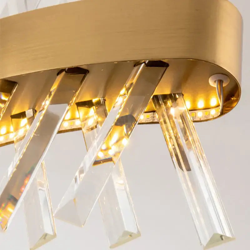 Gold Luxury Crystal Chandelier