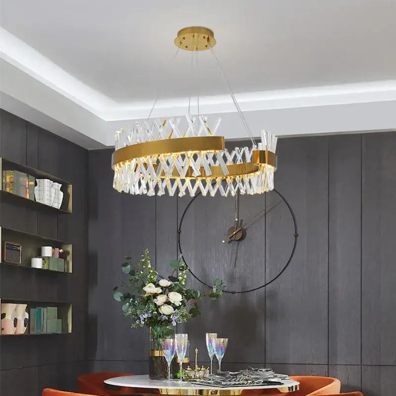 Gold Luxury Crystal Chandelier