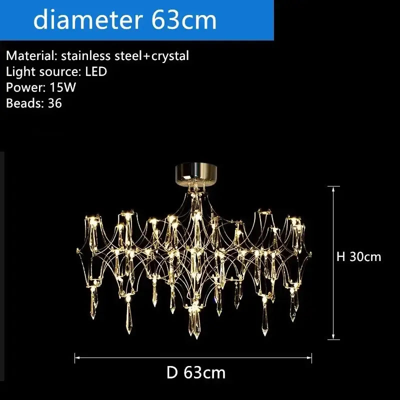 Crystal Starry Ceiling Light