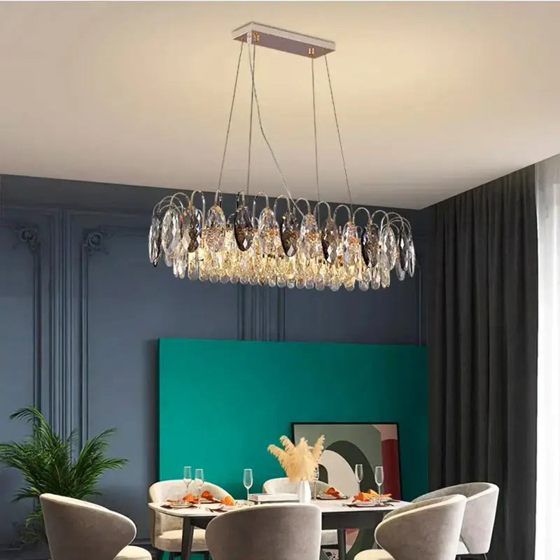 Gold Amber Crystal Chandelier 100cm Diameter