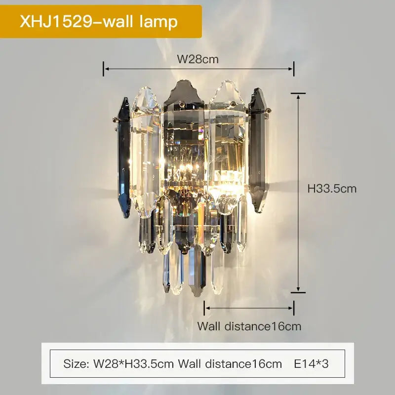 Silver Brass Crystal Ellipse Chandelier