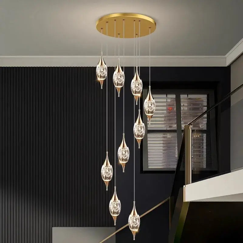 Crystal Teardrop Chandelier