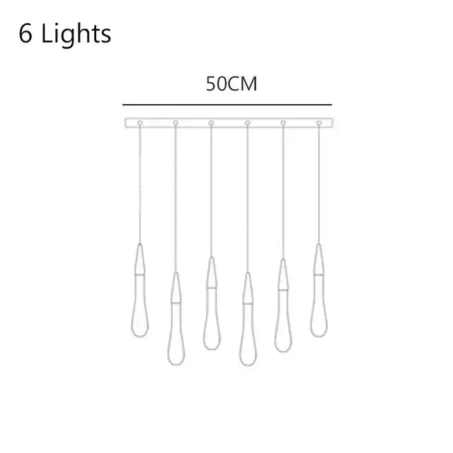 Gold Crystal Drop Chandelier Bronze Option
