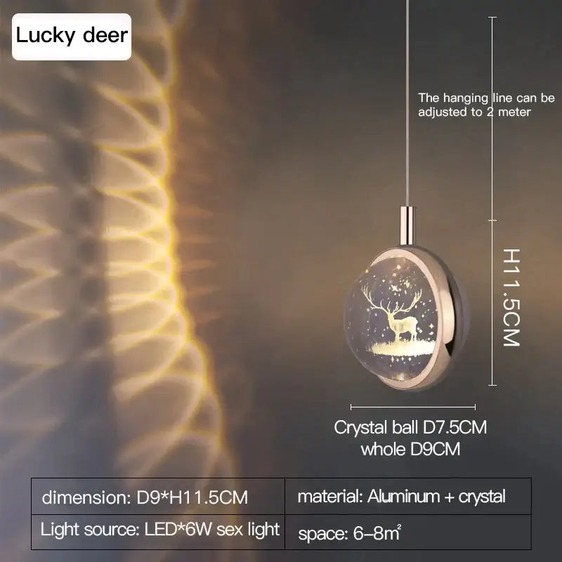 Gold Jellyfish Pendant