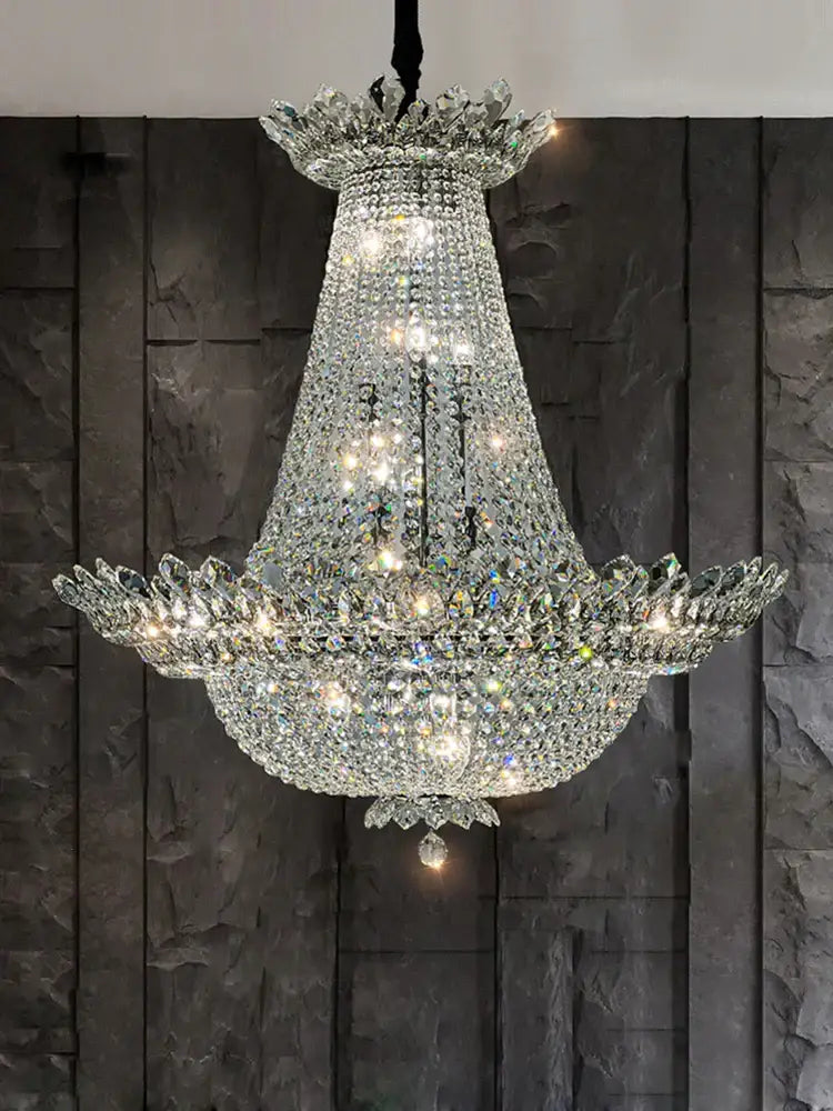 Gold Multi-Tier Chandelier