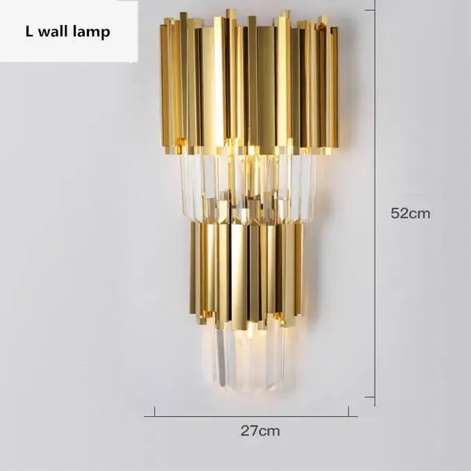 Gold Brass Chandelier