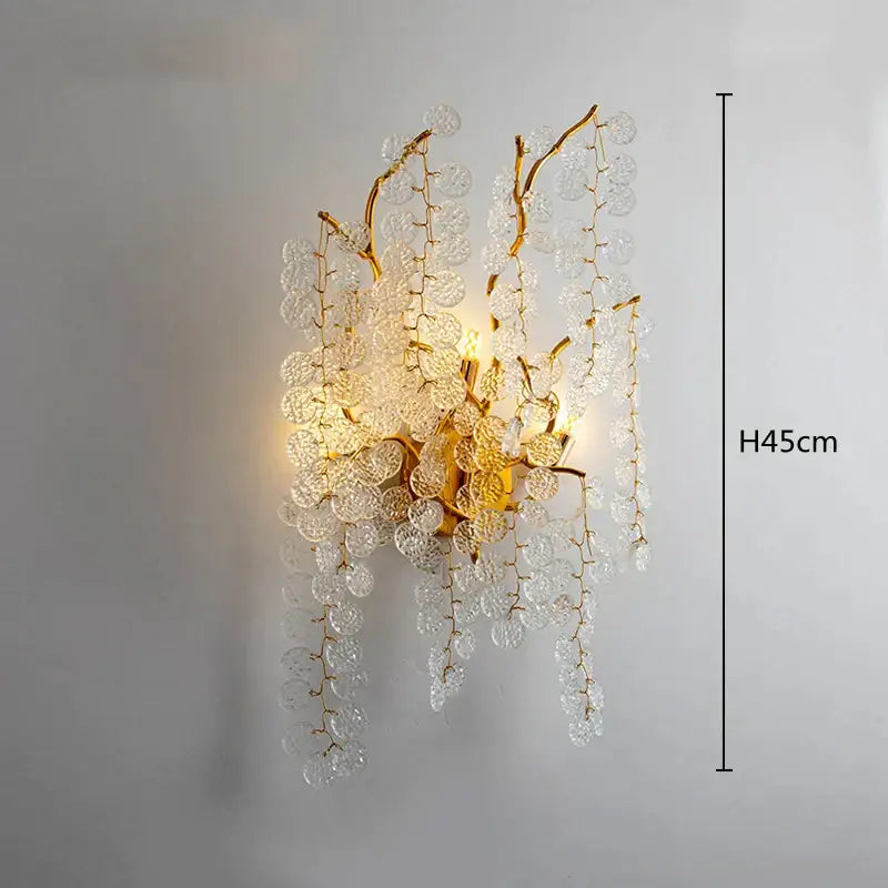 Gold Floral Chandelier