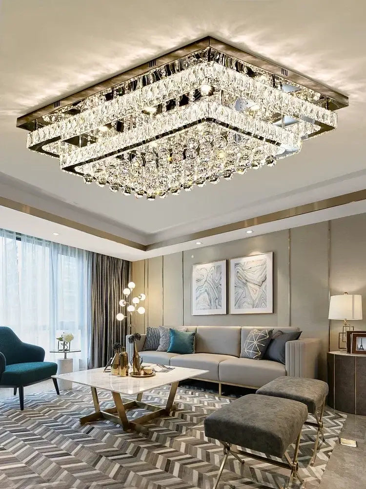 Silver Chrome Dining Light