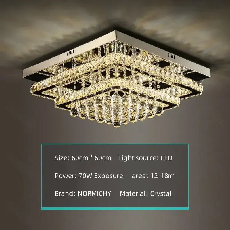 Silver Chrome Dining Light