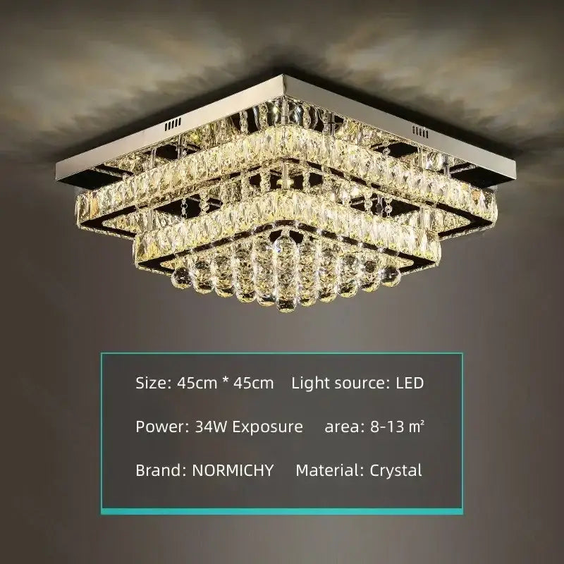 Silver Chrome Dining Light