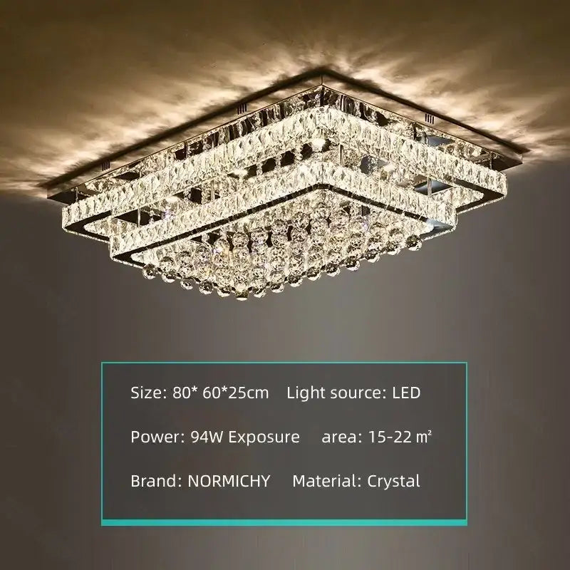 Silver Chrome Dining Light
