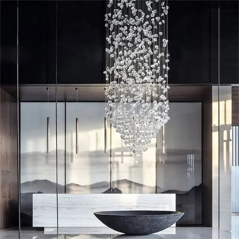 Glass Crystal Staircase Light