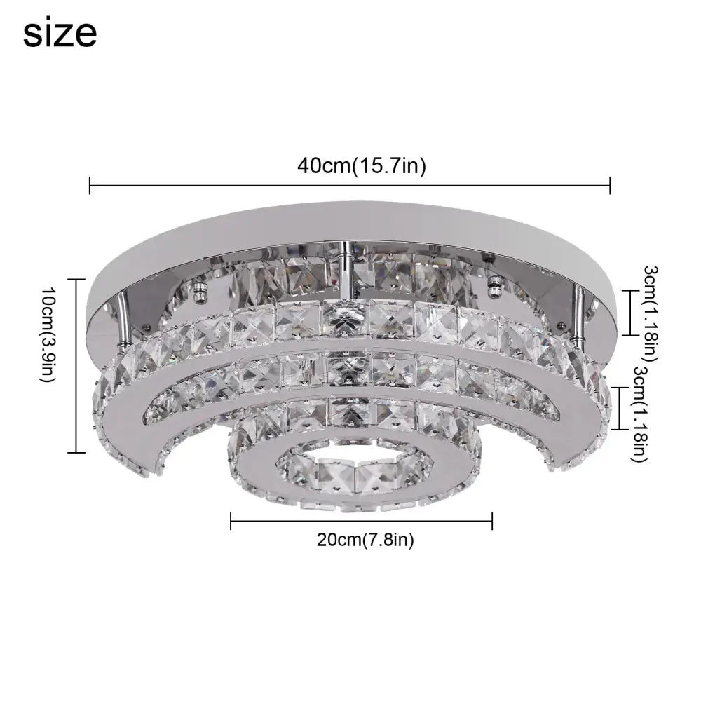 Spiral Crystal Chandelier