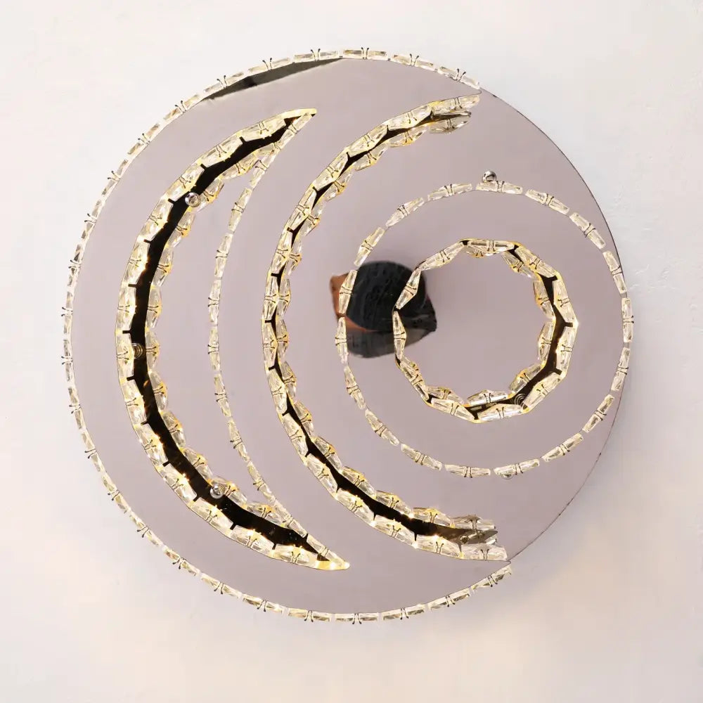 Spiral Crystal Chandelier