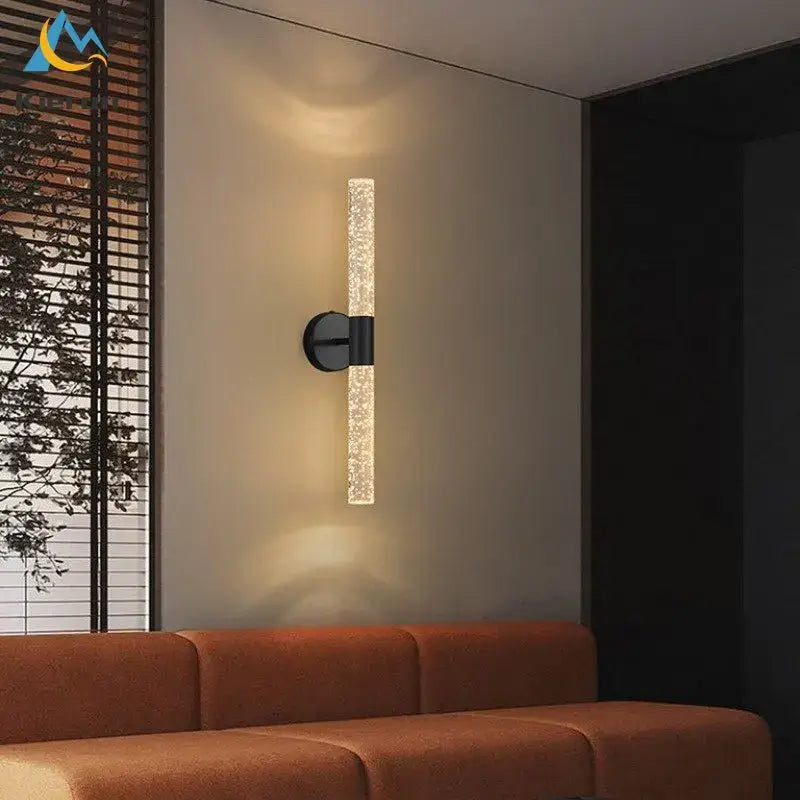 Gold Crystal Wall Lamp