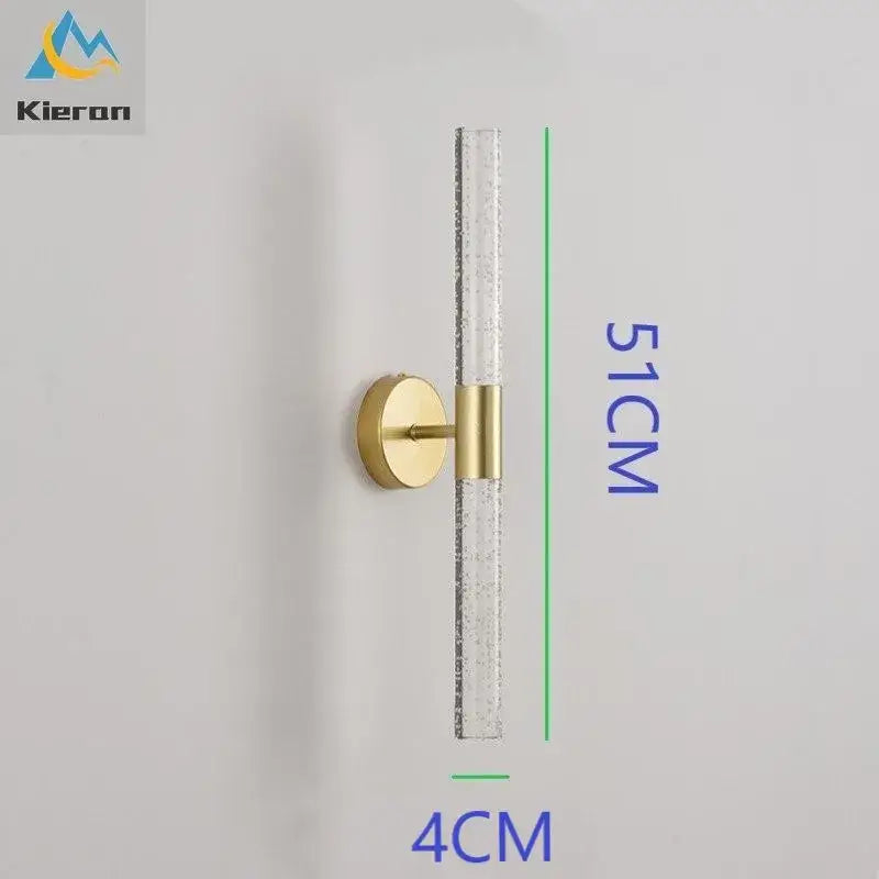 Gold Crystal Wall Lamp