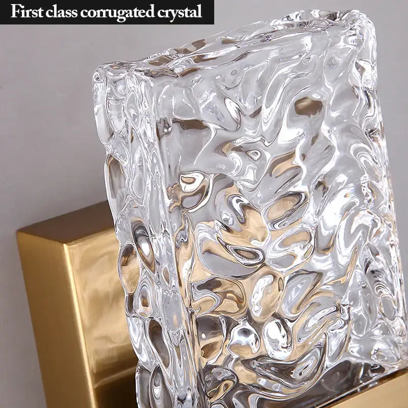 Chrome Glass LED Sconce