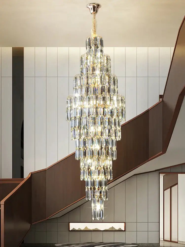 Crystal Spiral Pendant Light
