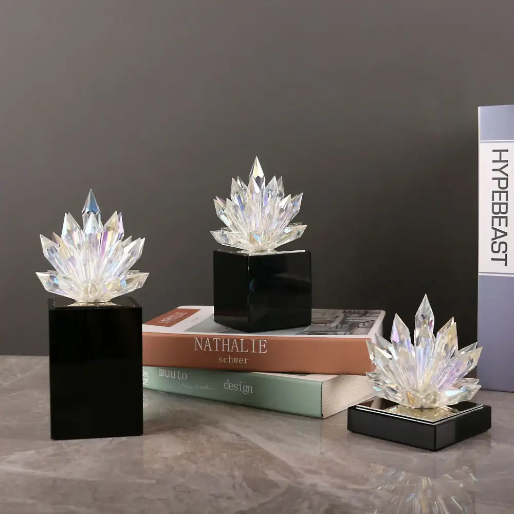 Crystal Lotus Table Decor