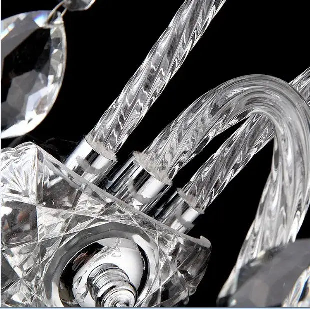 Cognac Gold Crystal Wall Lamp