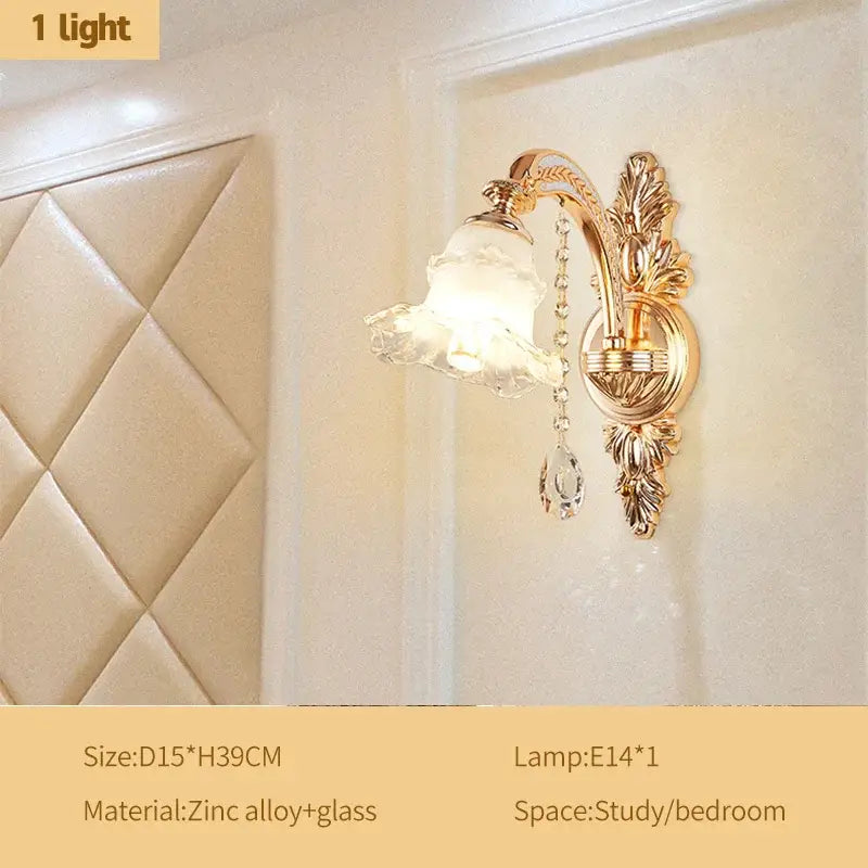 Gold Crystal Living Chandelier Nordic Design