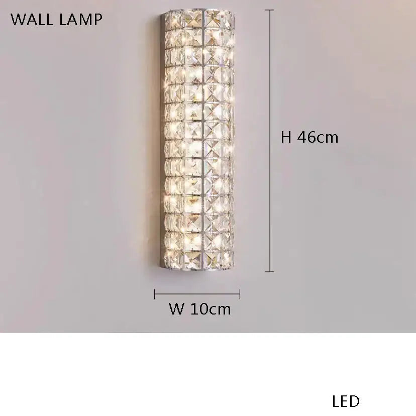 Gold Crystal Remote Fan Light
