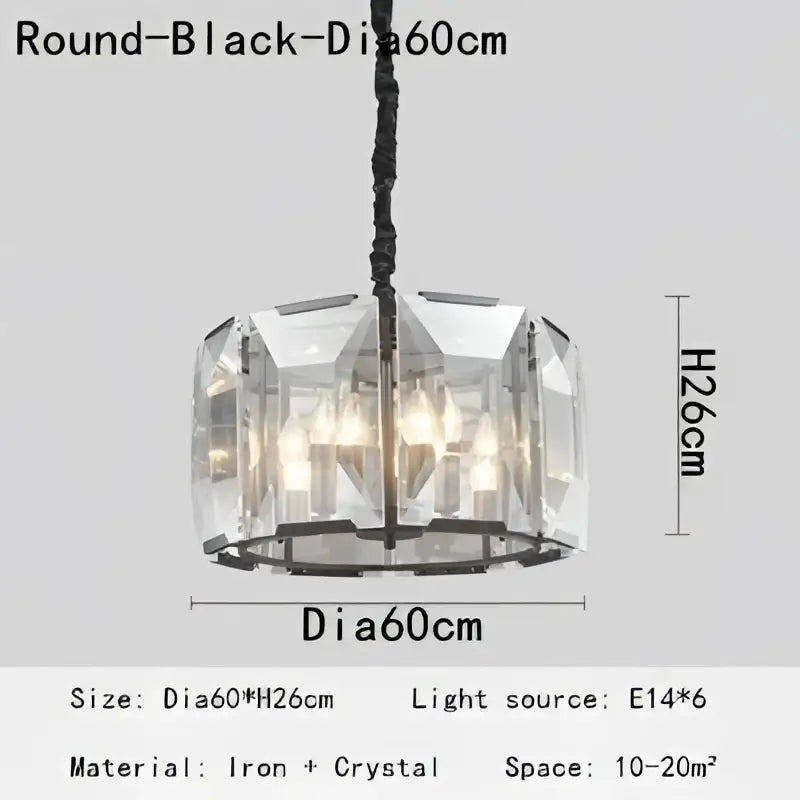 Gold Crystal Pendant