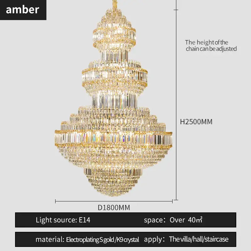 Gold Villa Chandelier