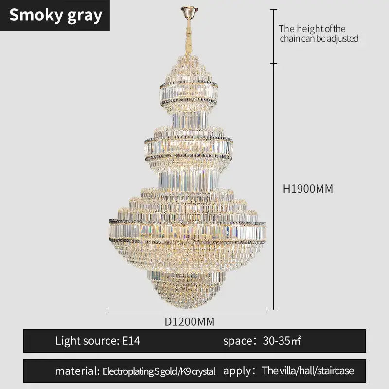 Gold Villa Chandelier