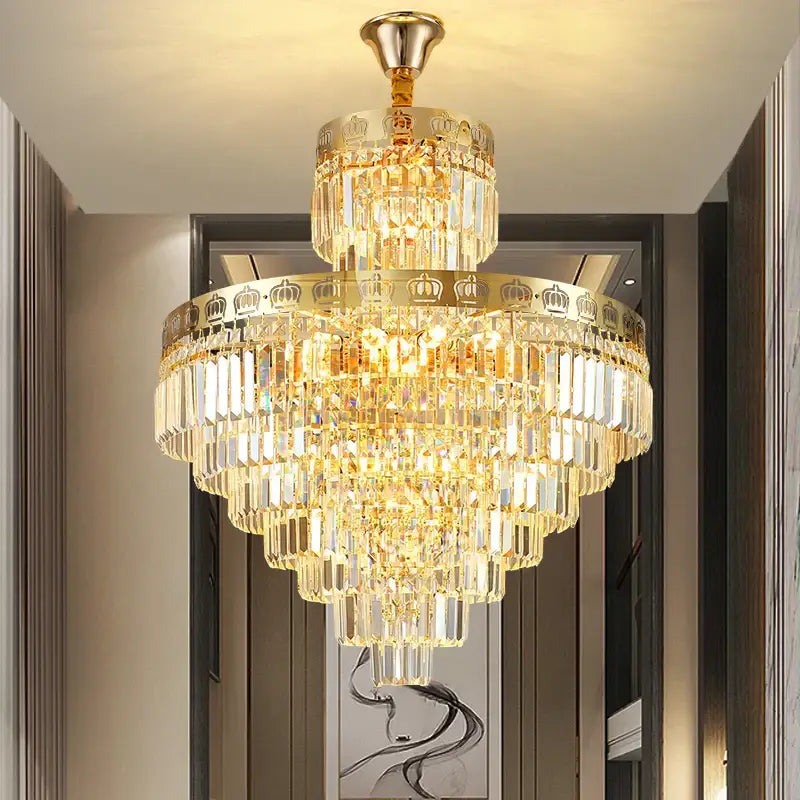 Golden Crown Chandelier