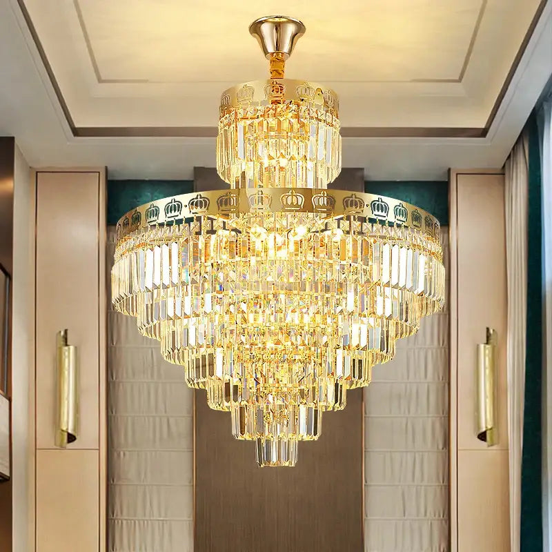 Golden Crown Chandelier