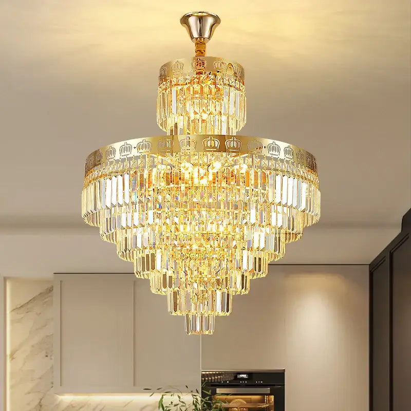 Golden Crown Chandelier