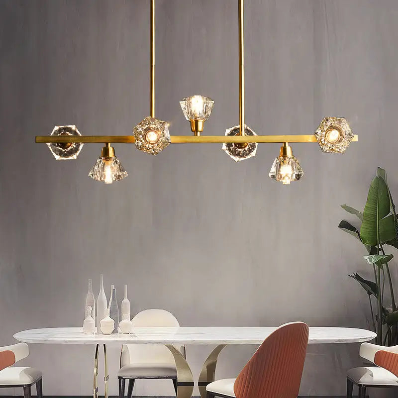 Gold Crystal Linear Light