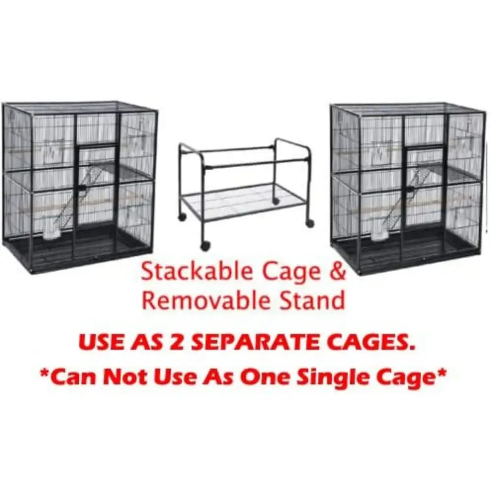 Black Metal Breeding Cage