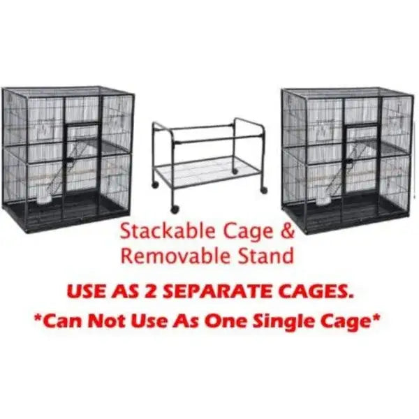 Black Metal Breeding Cage