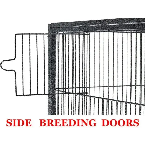 Black Metal Breeding Cage