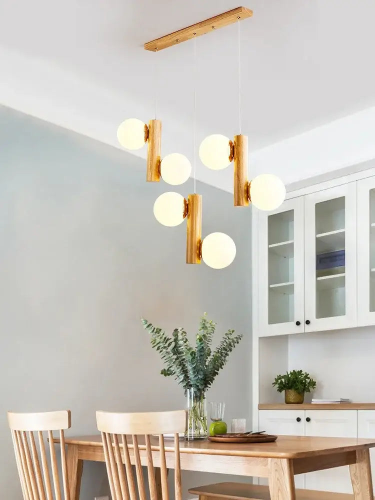 Gold Bamboo Pendant Lamp
