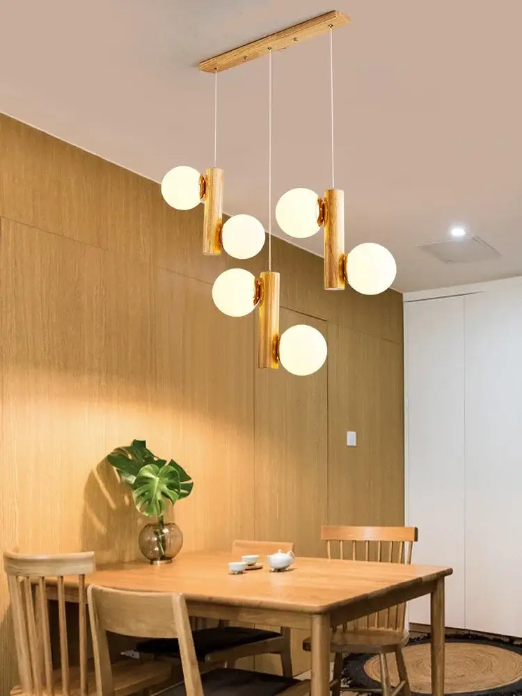 Gold Bamboo Pendant Lamp