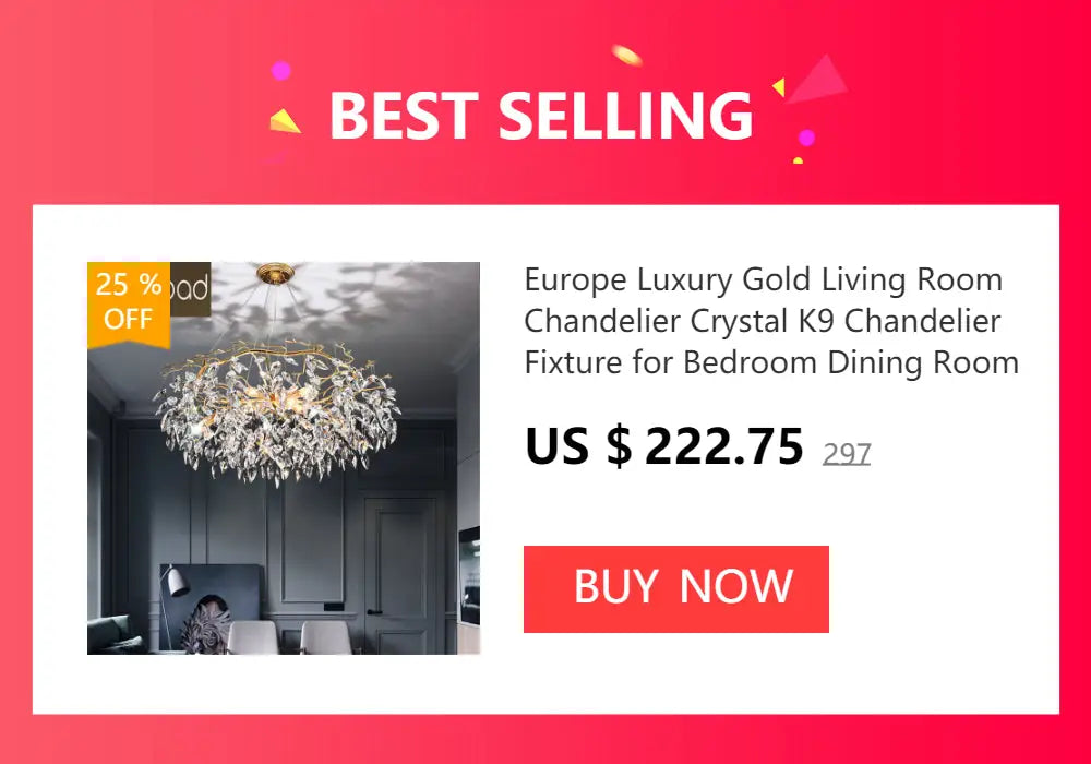 Chrome Crystal Branch Chandelier 60cm Ceiling Mount