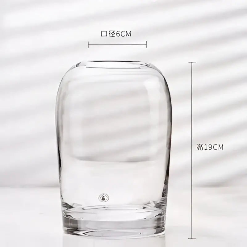 Gray Gradient Glass Vase Set