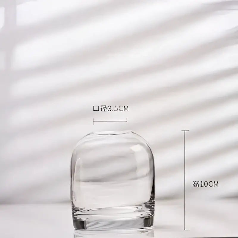 Gray Gradient Glass Vase Set