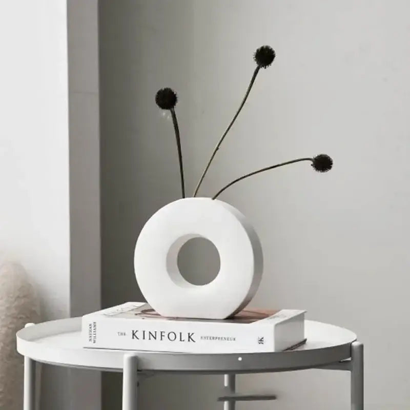 Ceramic Donut Vase